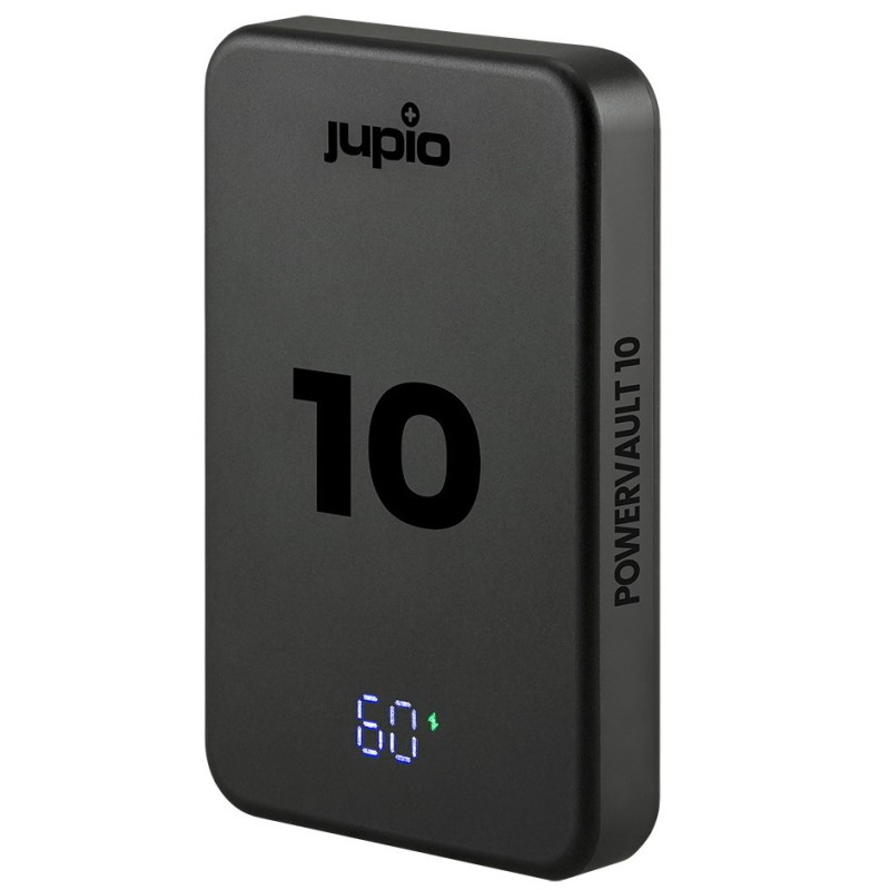 Jupio draadloze magnetische powerbank - 10.000mAh - MagSafe en Qi - USB-C en USB-A outputs