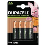 4 piles rechargeables Duracell Ultra AA 2500mAh Stays Charged