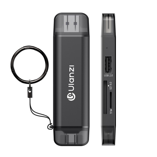 Ulanzi CR3 lecteur de cartes 3-en-1 4.0 avec USB et USB-C