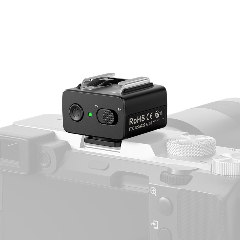 Ulanzi LA10 mini flitsontspanner draadloos 2.4GHz compact slechts 20g met universele hot shoe