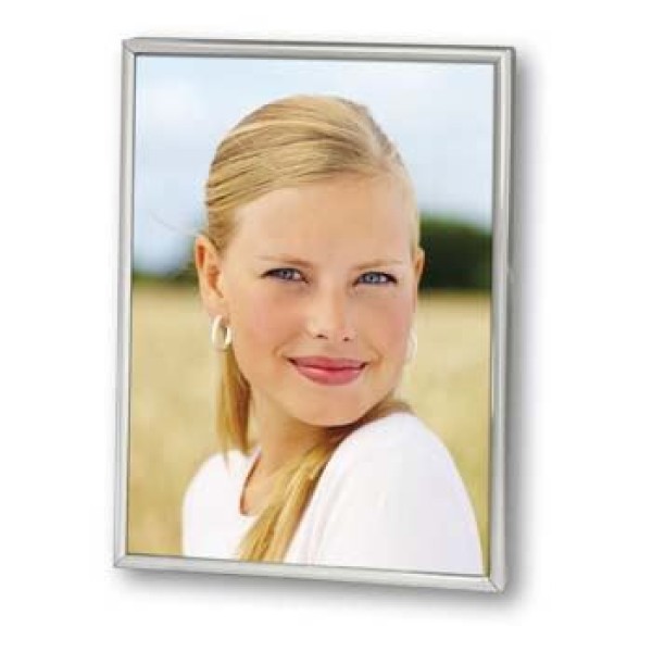 Zep 120S06-34 cadre photo argenté 7x10 cm - élégant cadre photo avec finition argentée