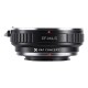K&F Concept adaptateur d'objectif Canon EOS (EF/EF-S) vers Micro 4/3 - Image 3