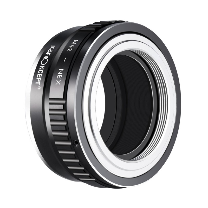 K&F Concept lensadapter M42 naar Sony E-mount met koperen bevestiging