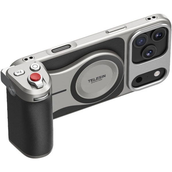 Telesin Master Grip pour iPhone 17 Pro avec powerbank 3200mAh et MagSafe