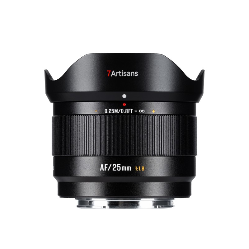 7Artisans AF 25mm F1.8 - Sony E-Mount - APS-C - Zwart
