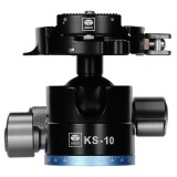 Sirui KS-10 rotule ball à faible centre de gravité avec plaque de dégagement rapide Arca-Swiss