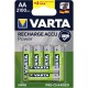 Varta 4 piles rechargeables AA + 2 AAA gratuites Ready-to-use 2100mAh - Image 1