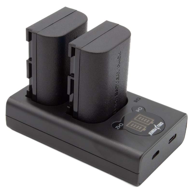 ChiliPower LP-E6P Canon USB Duo Kit - Camera accu set