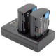 ChiliPower LP-E6P Canon USB Duo Kit - set d'accus pour appareil photo avec chargeur double - Image 3