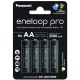 Panasonic Eneloop Pro piles rechargeables AA 2500mAh - pack de 4