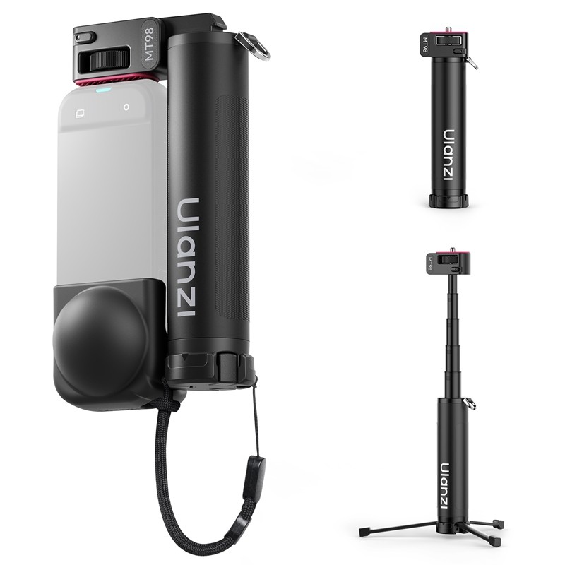 Ulanzi MT98 Opvouwbare Invisible Selfiestick voor Insta360