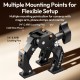 Ulanzi CO78 super clamp 3 points pour tube et plaque avec vis 1/4" et griffe flash - Image 7