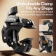 Ulanzi CO78 super clamp 3 points pour tube et plaque avec vis 1/4" et griffe flash - Image 10