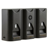 Jupio Tri-Charge Air3 chargeur professionnel pour Canon LP-E6, LP-E6N, LP-E6NH et LP-E6P