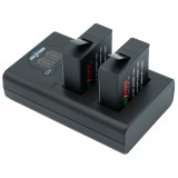 ChiliPower GoPro Hero 13 USB Duo Kit - ensemble d'accus pour caméra avec chargeur double