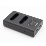 Dobbeltoplader til to batterier Nikon EN-EL23