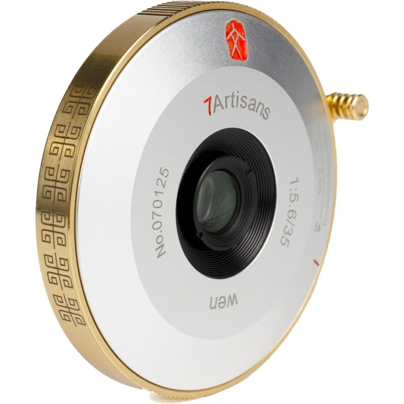 7Artisans 35mm F5.6 Leica M-Mount Full Frame - Zilver afbeelding
