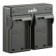 Jupio kit : 2 batteries EN-EL15C 2100mAh + chargeur double USB-C pour Nikon - Image 3