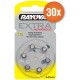 Lot de 30 paquets de piles auditives Rayovac type 10 (jaune) - 240 piles + stylo magnétique gratuit - Image 2