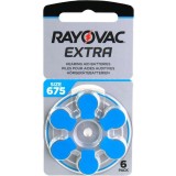 Rayovac pack économique piles pour appareils auditifs type 675 (bleu) 20 x 6 pièces avec stylo magnétique gratuit