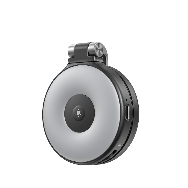 Telesin magnetische selfie ring light RGB met MagSafe bevestiging - zwart