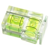 Caruba Waterpas Spirit Level - niveau à bulle 2 axes pour griffe flash