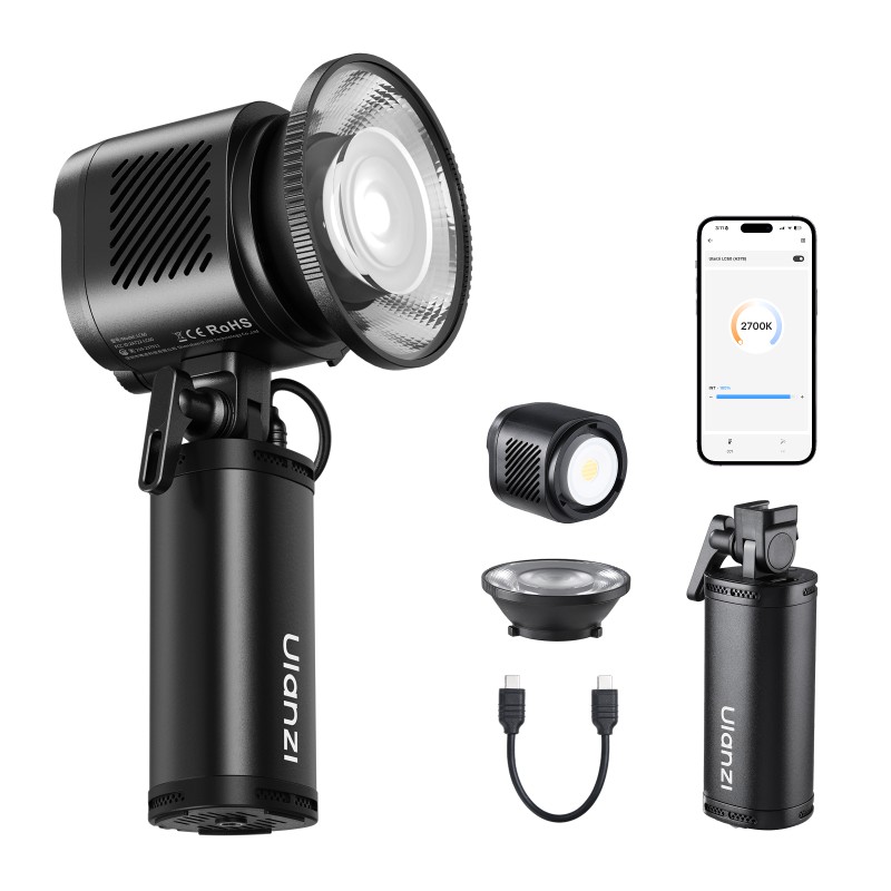 Ulanzi LC60 LightOn 60W videolamp met app-bediening en instelbaar kleurtemperatuur