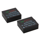 ChiliPower batterie de remplacement pour caméra d'action Qumox et SJCAM SJ4000 1050mAh 3.7V - pack de 2