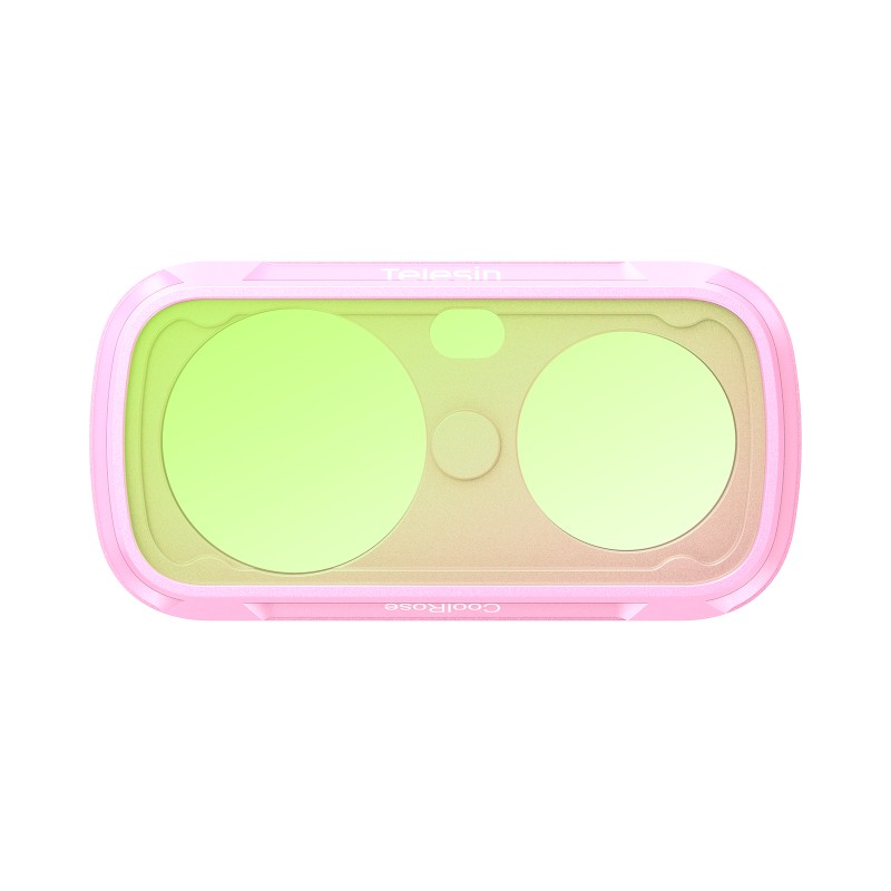 Telesin Cool Rose filter voor Insta360 Luna Ultra - professionele kleurfilter voor creatieve opnames