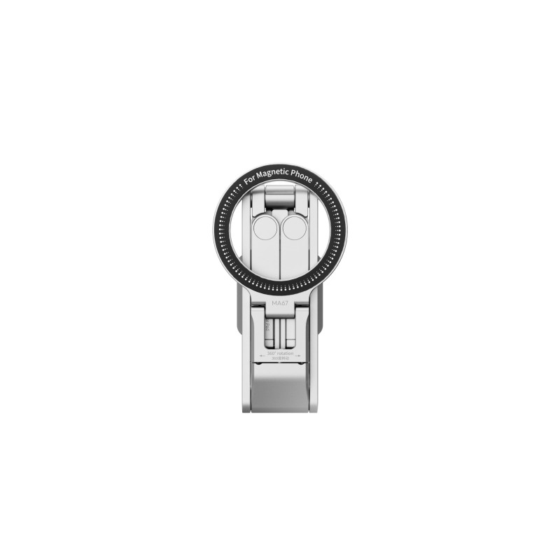 Ulanzi MA67 Tri-Fold magnetische telefoonstandaard - Zilver