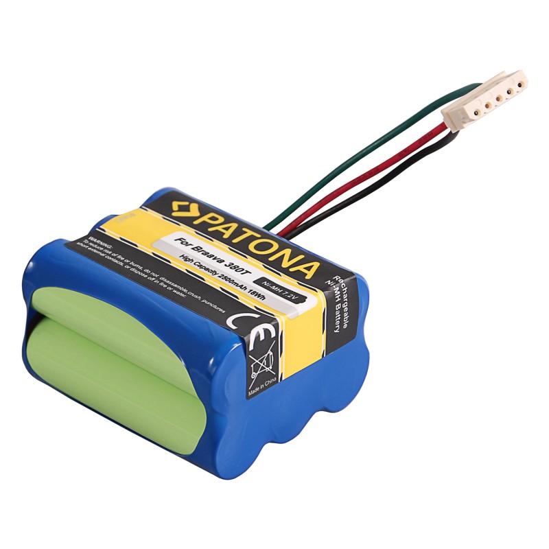 Patona Batterij voor iRobot Braava 380, 380T, 390, 390T en Mint Plus 5200, 5200C dweilrobot