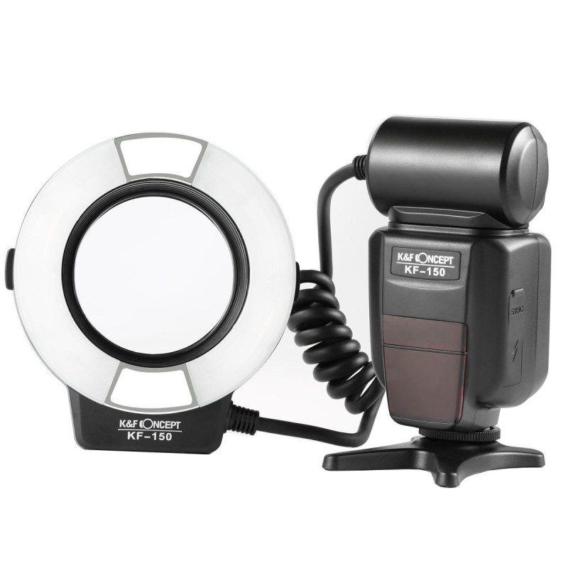 K&F Concept KF150 TTL Macro Ringflitser voor Canon