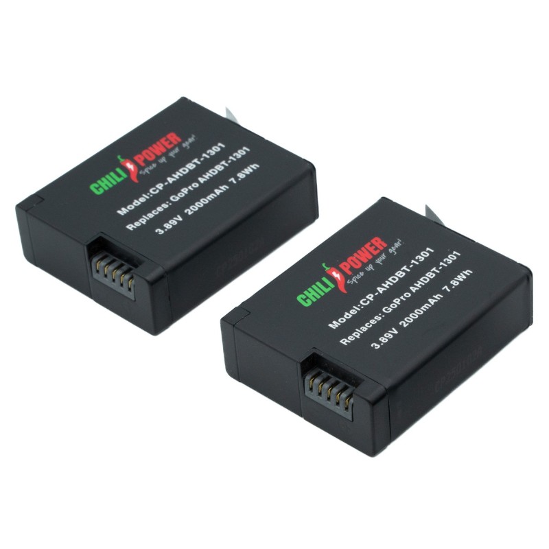ChiliPower AHDBT-1301 accu voor GoPro Hero 13 - 2-pack