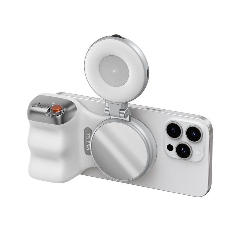 Telesin Fun Shot MagGrip 2 Wit KIT + Selfie Light