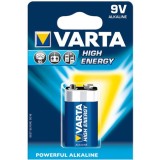 Varta High Energy 9V pile alcaline haute performance pour appareils énergivores