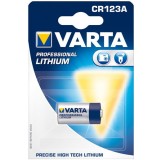 Varta Professional Photo Lithium CR123A 3V 1480mAh pour appareils photo et flashs