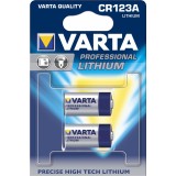 Varta Professional Photo Lithium CR123A - Pack de 2 piles lithium 3V pour appareils photo et flash