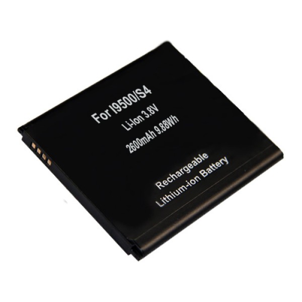 Batterie de remplacement compatible avec Samsung GT-i9500 - 2600mAh Li-ion haute qualité