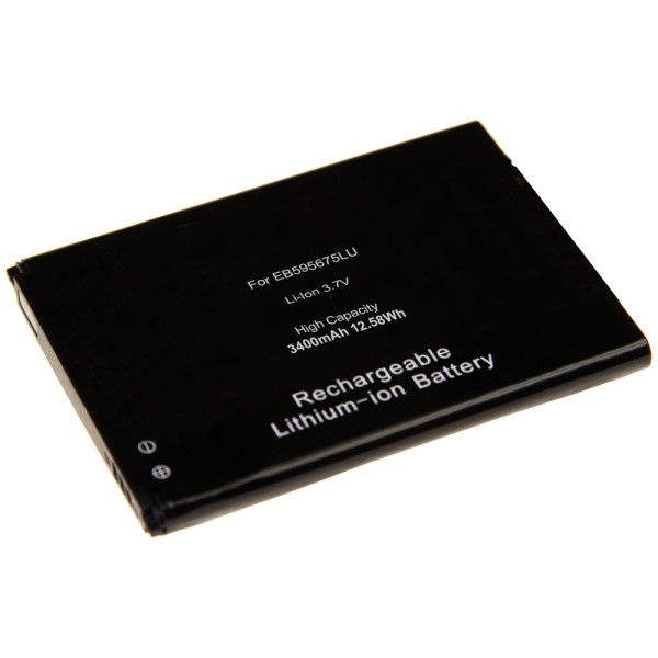 Batterie de remplacement pour Samsung Galaxy Note II N7100 - Li-ion 3400mAh haute capacité