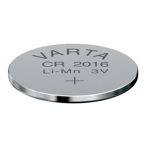 Varta CR2016 pile bouton lithium 3V 90mAh - pack de 5 pièces