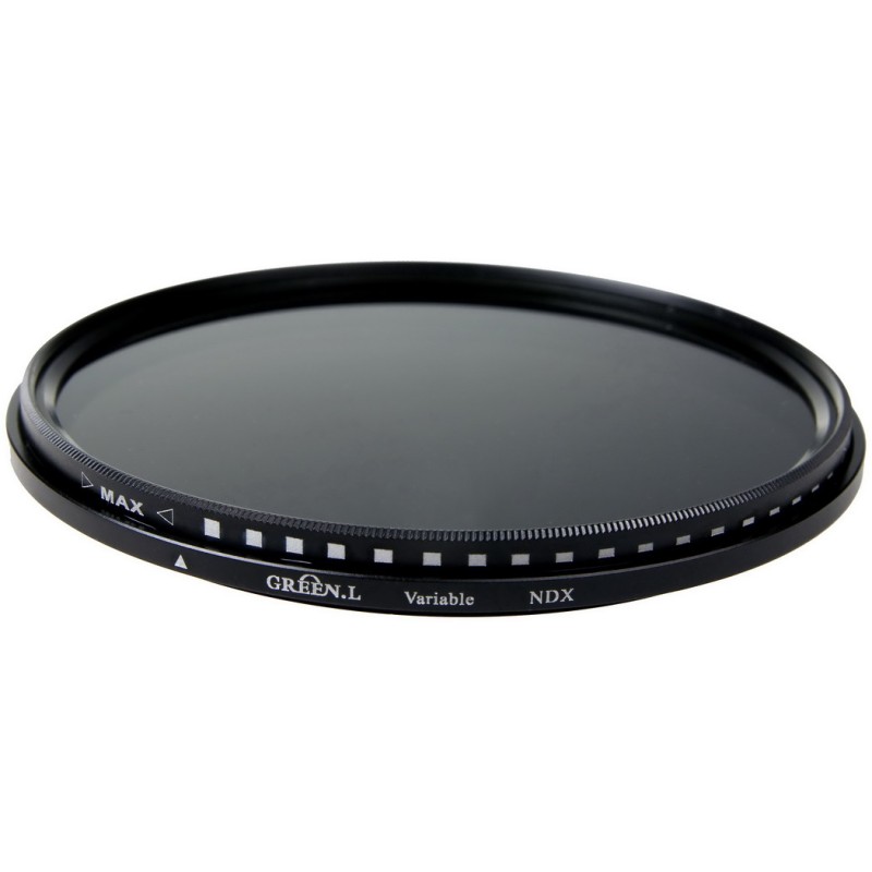 GreenL Variabel ND grijsfilter ND2-400 - 62mm