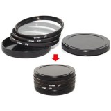JJC Boîte de rangement métallique pour filtres 77mm - Protection optimale pour vos filtres photo
