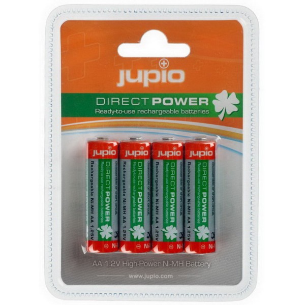 Jupio piles AA Direct Power 2100mAh rechargeables NiMH - lot de 4