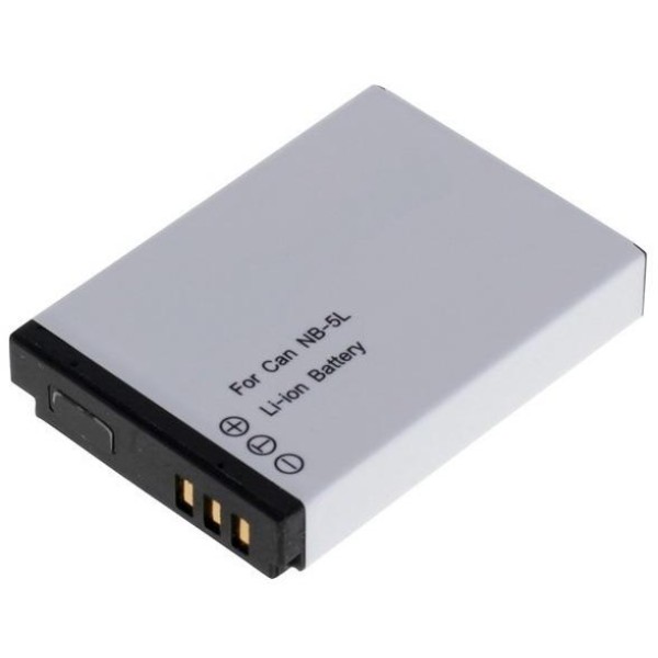 Batterie d'appareil photo compatible avec Canon Digital IXUS 800IS - Li-ion 1120mAh avec protection