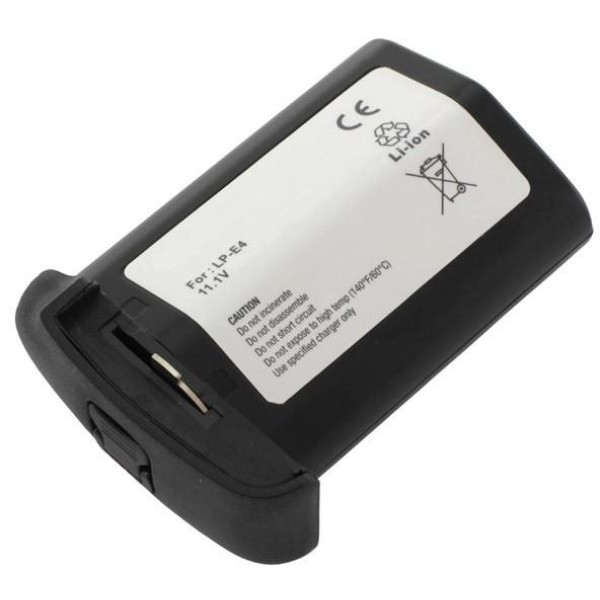 Batterie appareil photo compatible avec Canon EOS-1Ds MarkIII - Li-ion 2600mAh