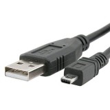 Câble USB compatible avec Panasonic K1HA08CD0019 et plusieurs appareils photo