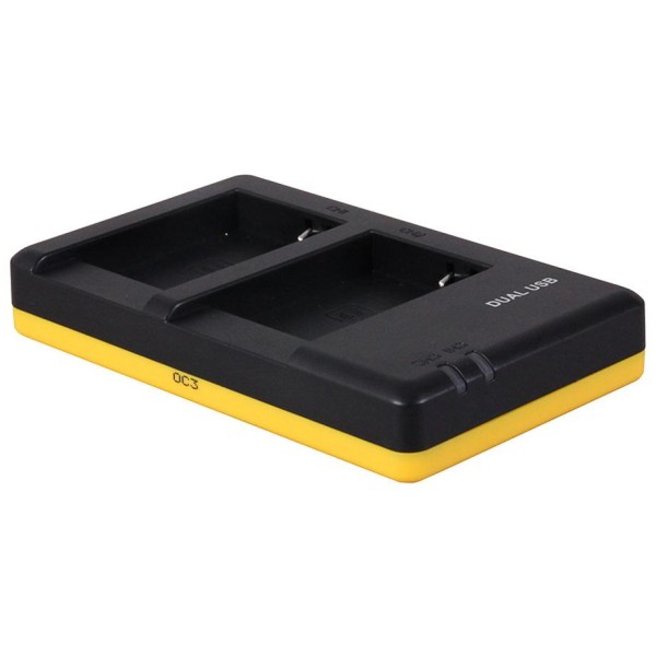 Chargeur double pour 2 batteries Canon NB-10L - compact et polyvalent