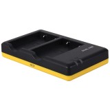 Chargeur double pour 2 batteries d'appareil photo compatibles avec Nikon EN-EL5