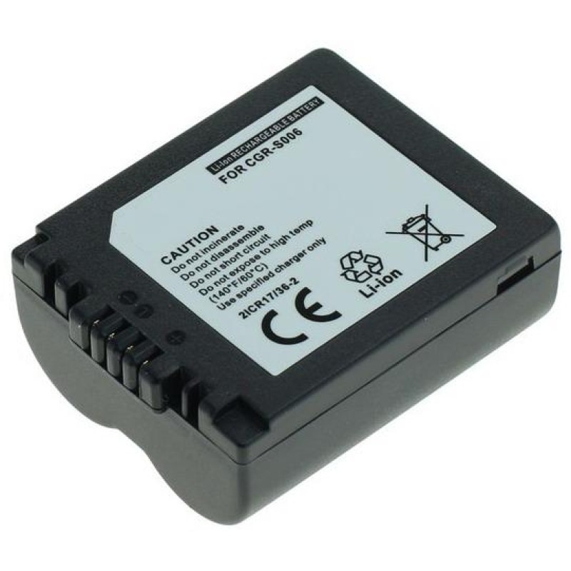 Camera-accu CGA-S006 / CGR-S006E voor Panasonic