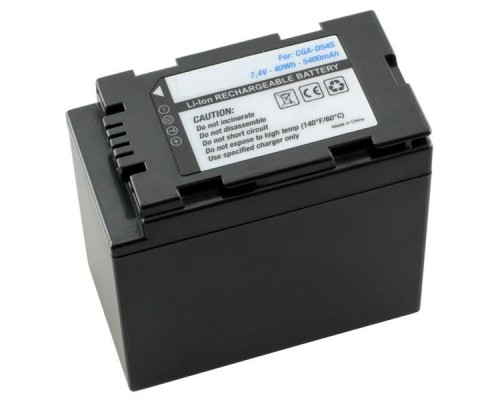 vhbw Battery replacement for Panasonic CGA-D54, CGA-D54S, CGA-D54SE, CGA- D54SE/1B camera Digicam DSLR (5400mAh, 7,4V, Li-Ion
